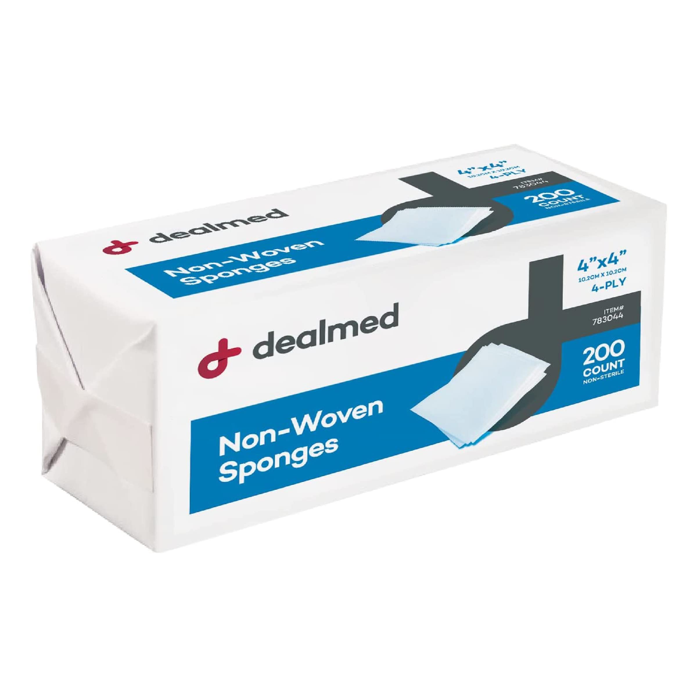 Amazon.com: Dealmed Non-Woven Gauze Sponges - 4-Ply, 4